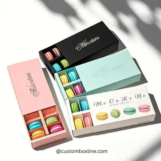 Custom Macron Boxes