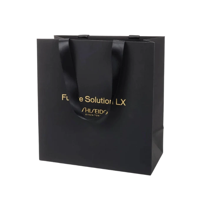 Black Paper Bags with Logo